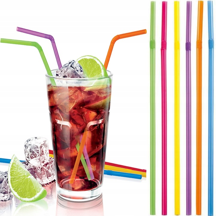 

Tescoma Kolorowe Słomki Do Drinków Napojów 200 Szt