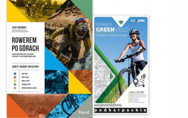 Rowerem po górach +PODKARPACKIE Green Velo MAPA