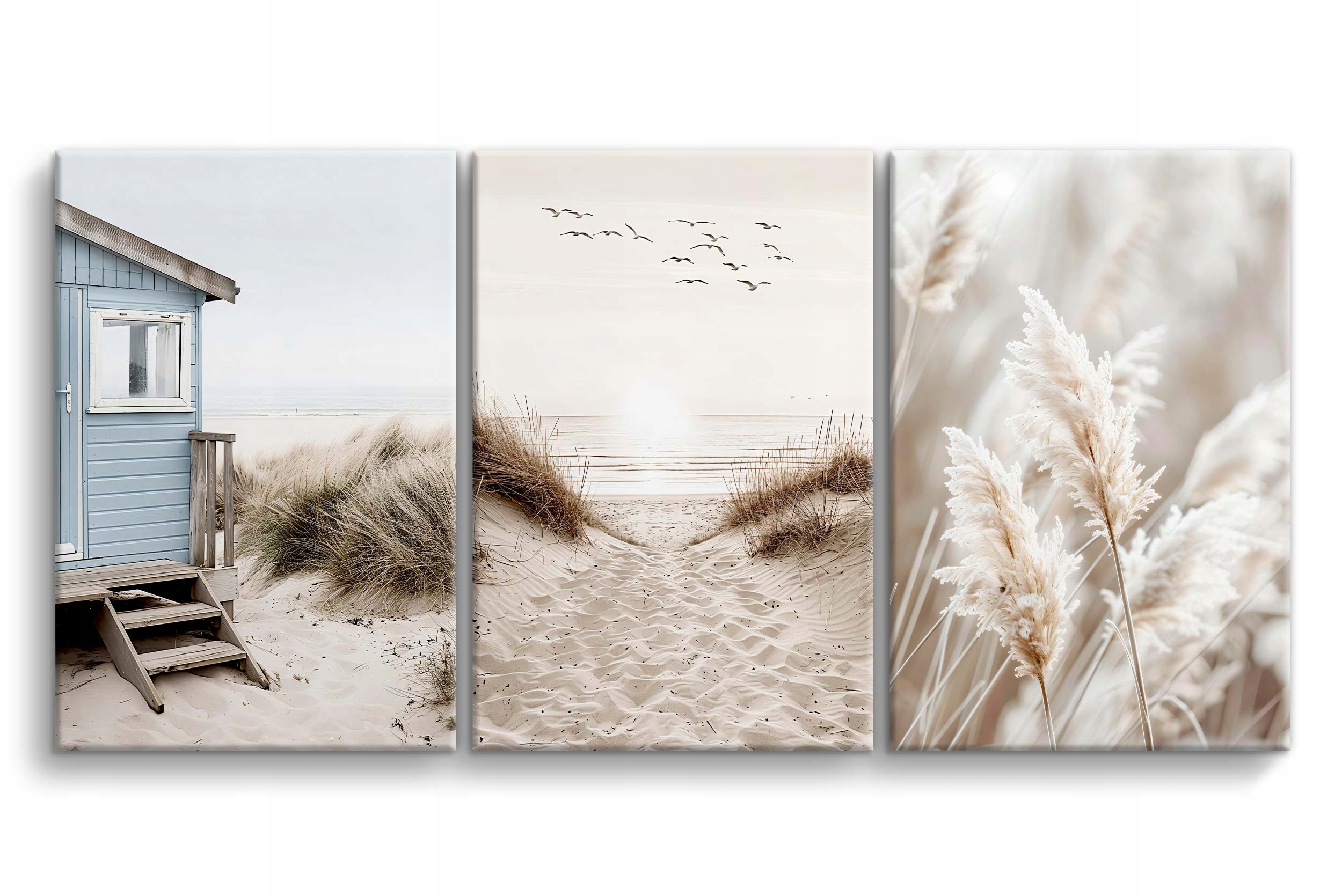 Obrazy na ścianę do salonu sypialni Morze Plaża Obraz w stylu boho 60x120