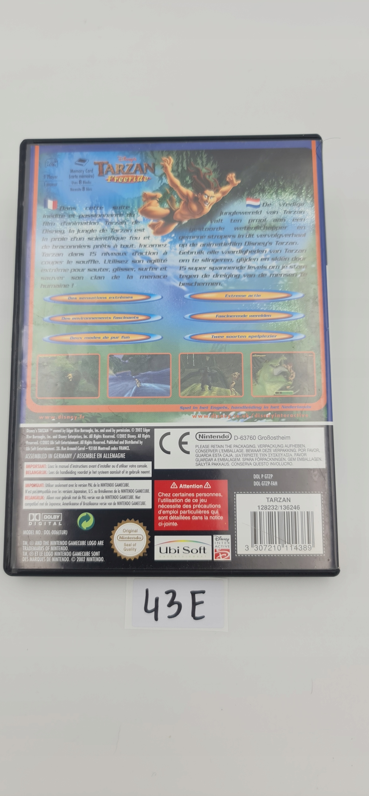 NINTENDO GAMECUBE TARZAN FREERIDE Producent Nintendo