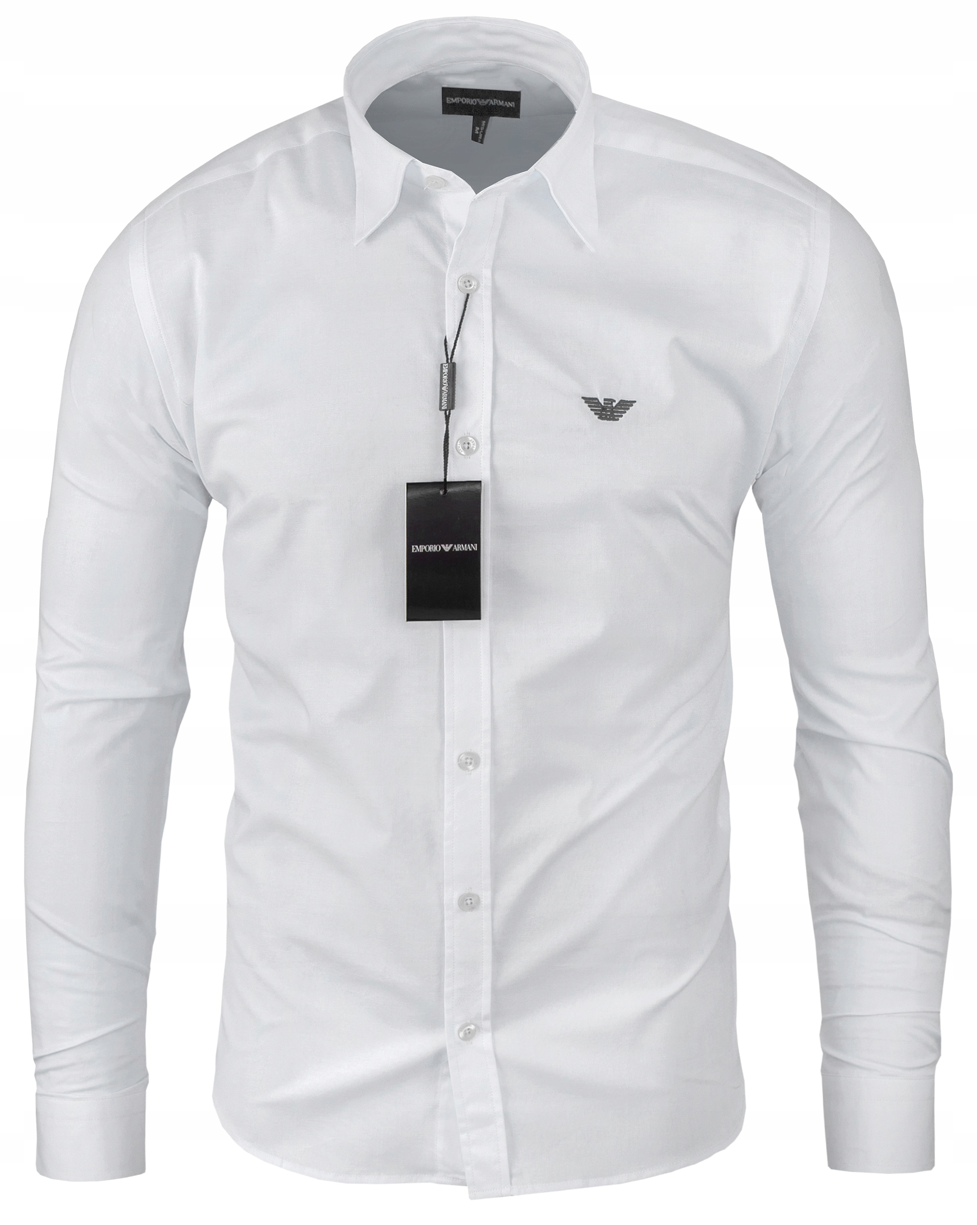 

Emporio Armani Koszula Slim Fit Biały Logo M