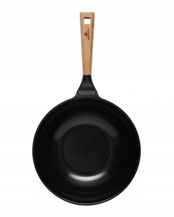 WOK PATELNIA PATELNIA WOK GERLACH 28 CM NATURE CZARNA CERAMIKA EKOLOGICZNA Marka Gerlach