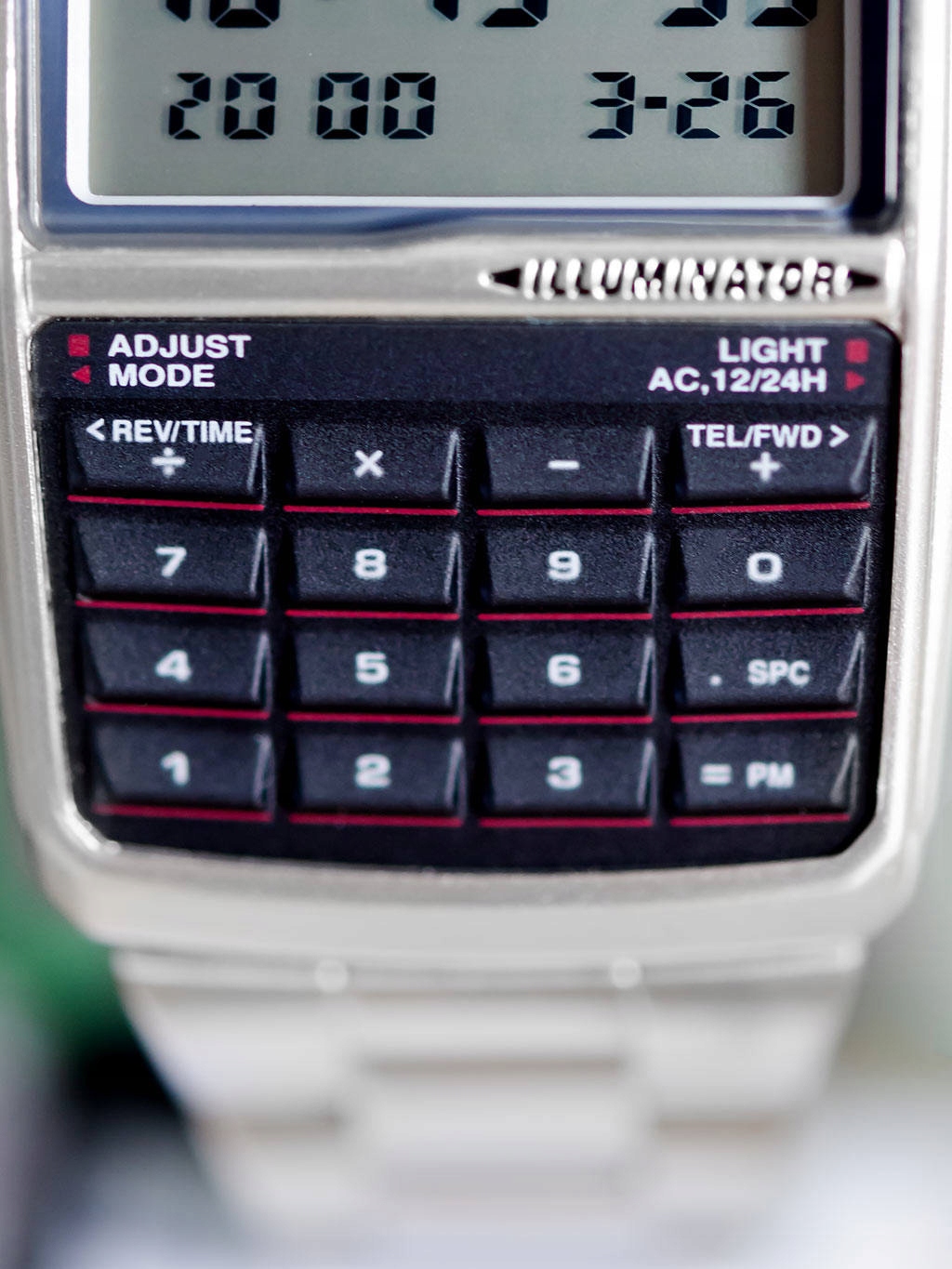 MĘSKI ZEGAREK CASIO DBC-32D 1A VINTAGE KALKULATOR Model DBC-32D-1AES