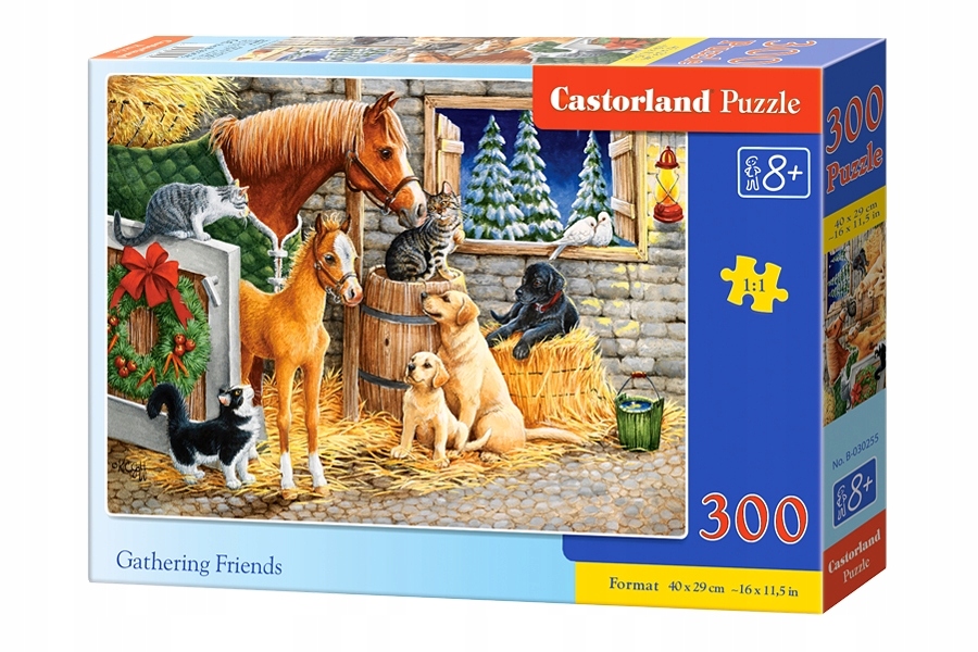 

Puzzle 300el. Wigilia Wśród zwierząt Święta