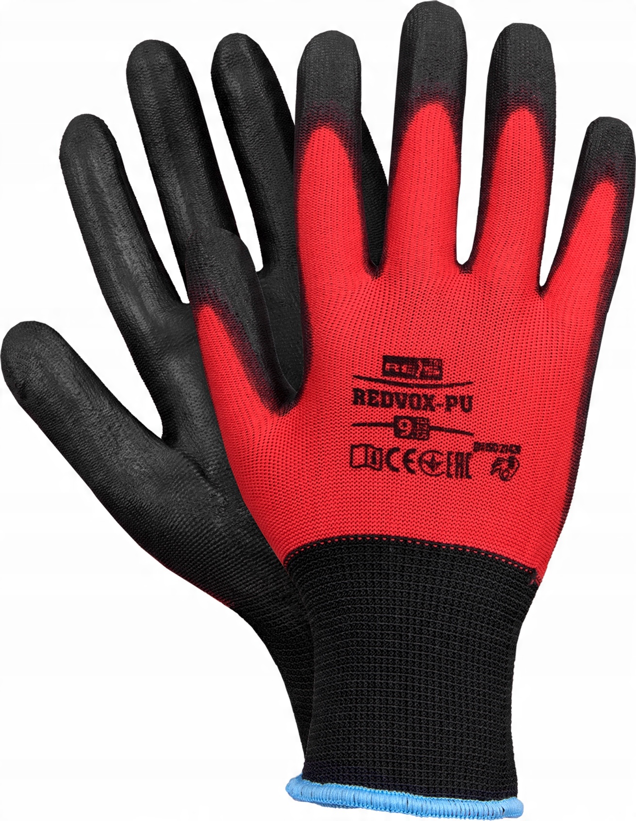 

Rękawice powlekane Pu Redvox-pu Cb r. 10 XL