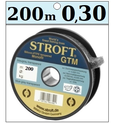 Żyłka Stroft Gtm 0,30 mm 200 m 8,10 kg zawodnicza #.1 na świecie
