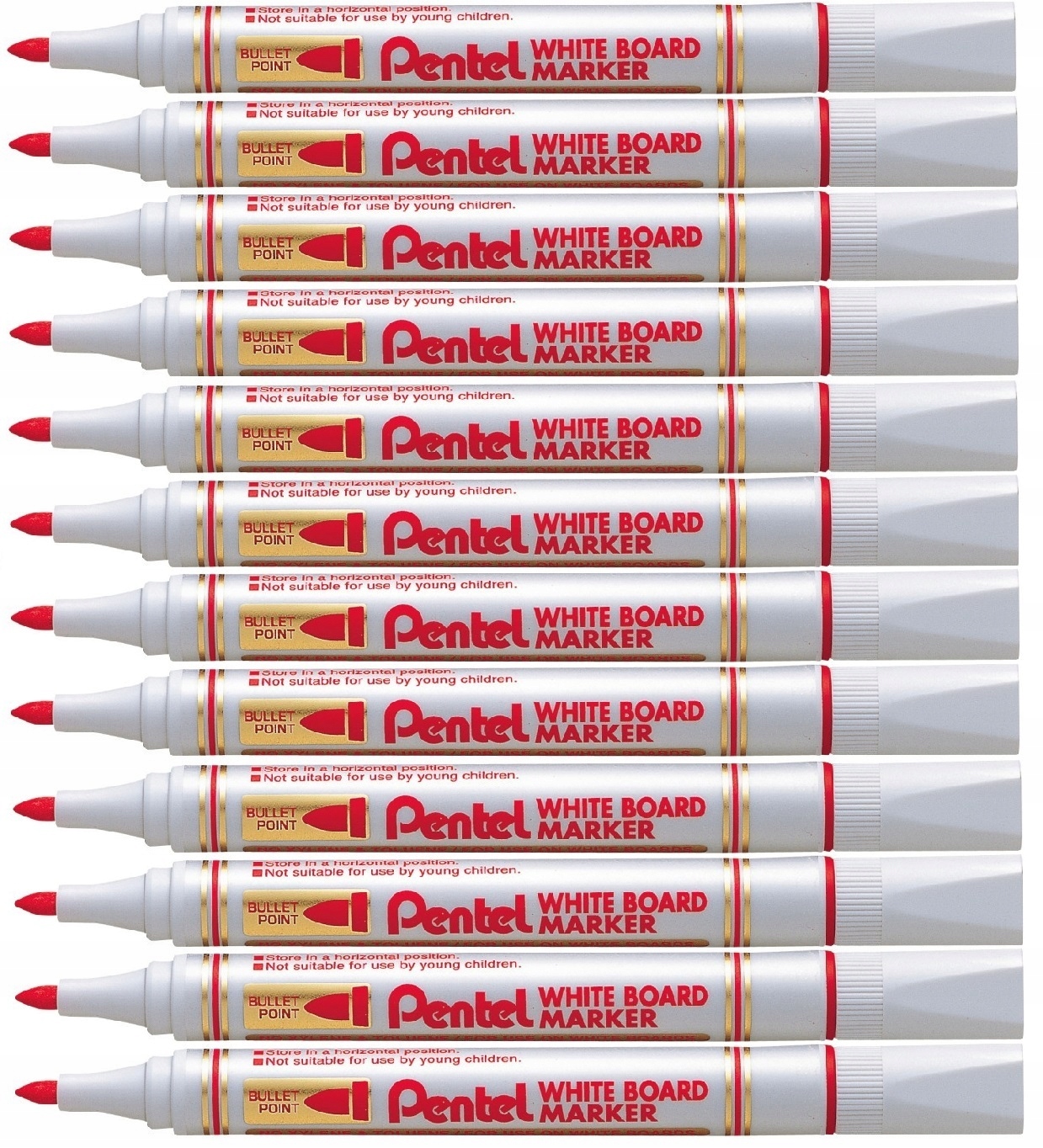 Značka suchá PENTEL MW85 červená x12