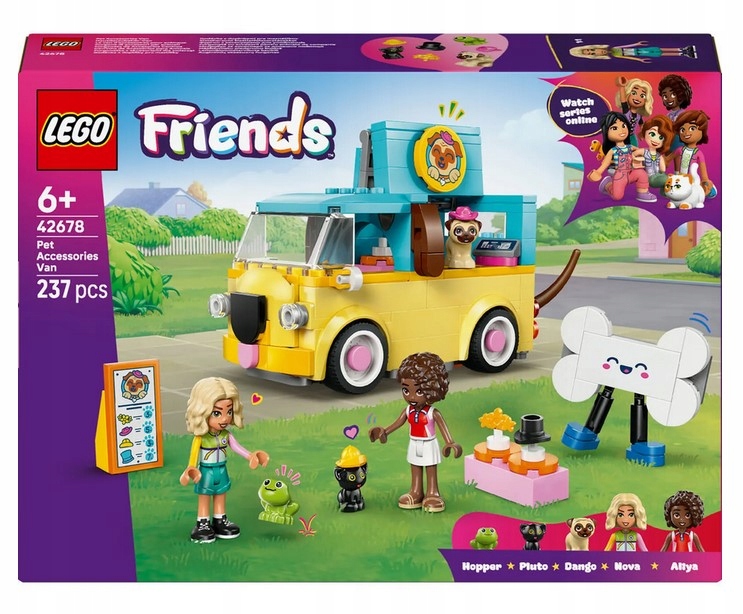 Stavebnice Dodávka S Příslušenstvím Pro Zvířata 42678 Lego Friends