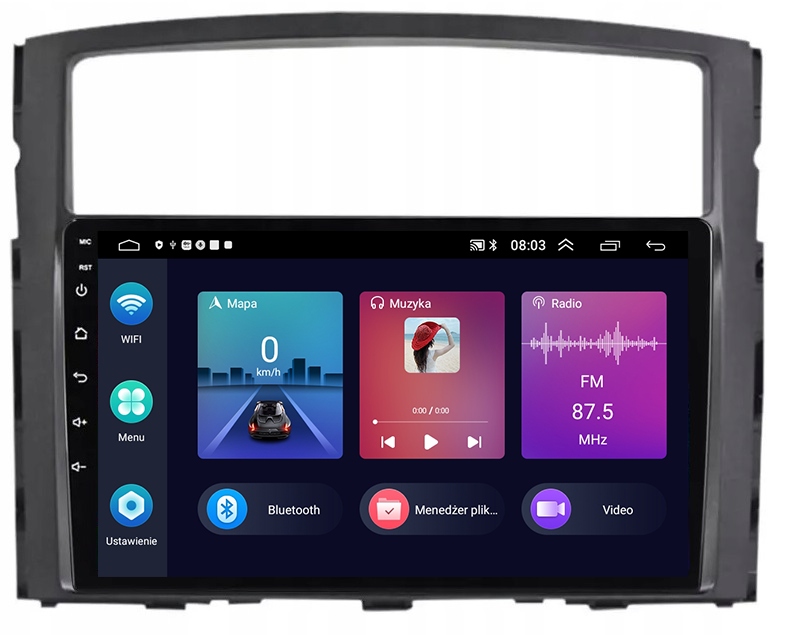 Gps A Android Navigace Mitsubishi Pajero 2006-2014 Carplay 4GB 64GB