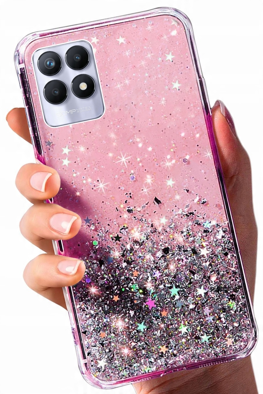 

Etui Shine Case Brokat Szkło Do Realme 8I