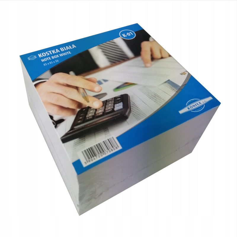 Biurowe KARTECZKI SAMOPRZYLEPNE Kostki Klejone Mini NOTATNIK 85X85X50Mm Płeć Brak informacji