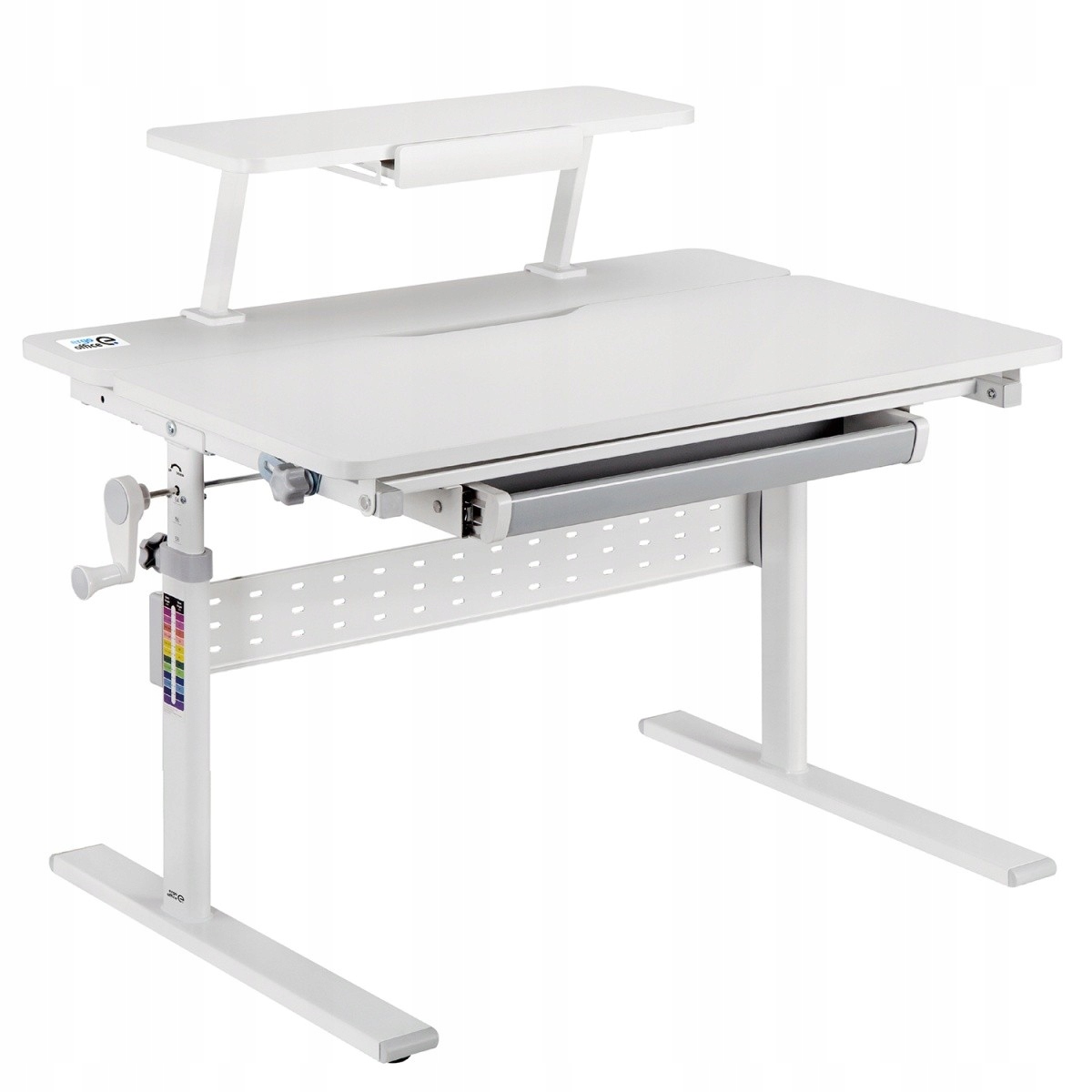 Ergo Office Biurko dla dzieci z regulacją wysokości max 40kg ER-483 Szare