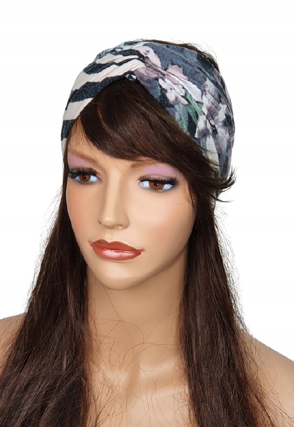 

Opaska półturban wek217 na zimę turbany Eva Design