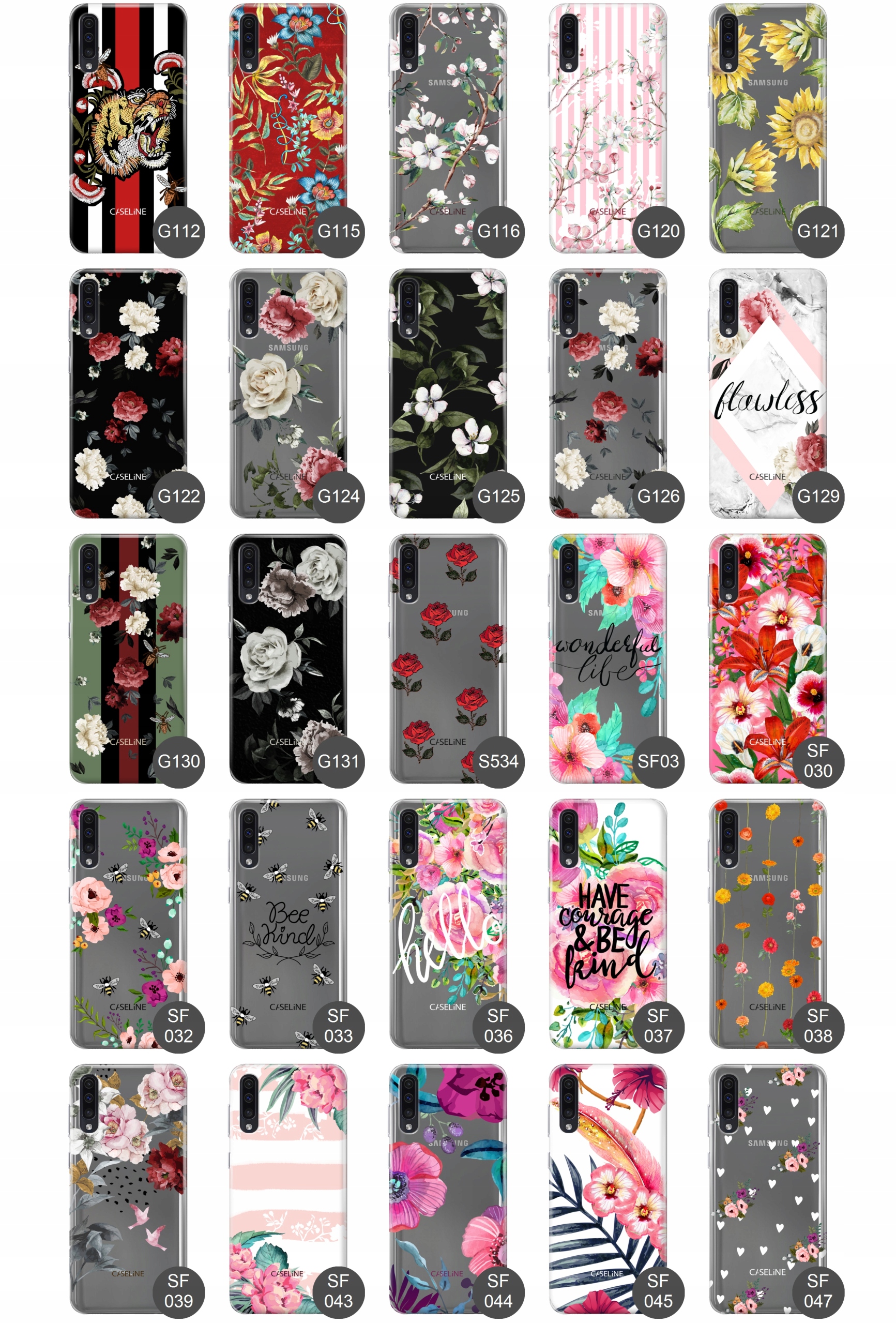 etui slim case guma do Samsung A70 wzory