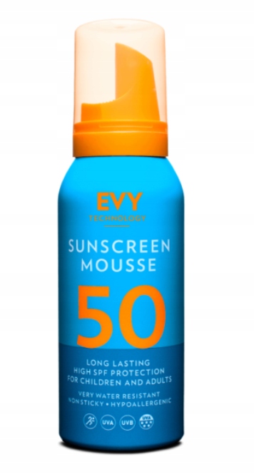 Evy Technology Spf 50 – mus przeciwsłoneczny do ciała, 100 ml