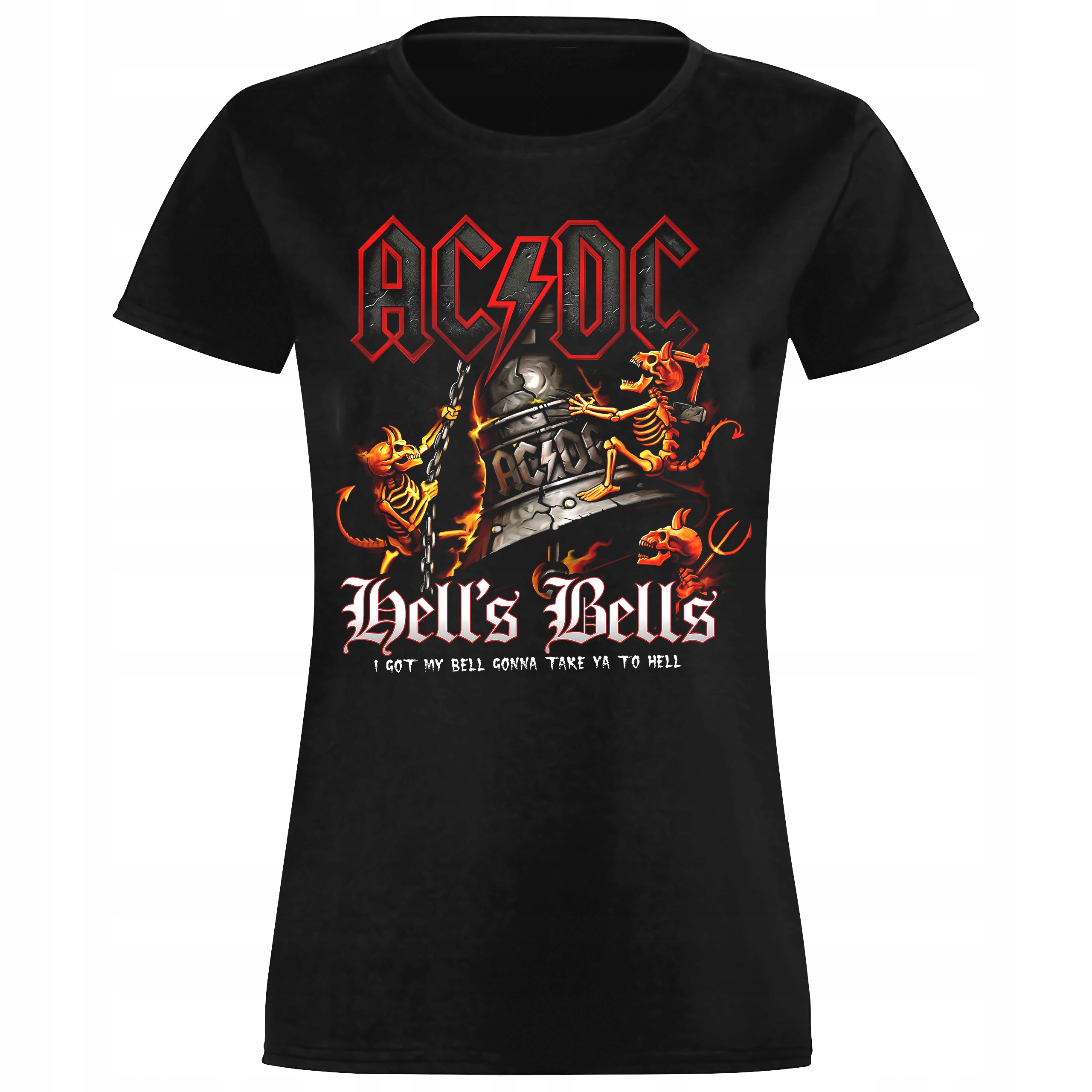 

Damska Koszulka T-shirt Acdc Ac/dc Hells Bells S