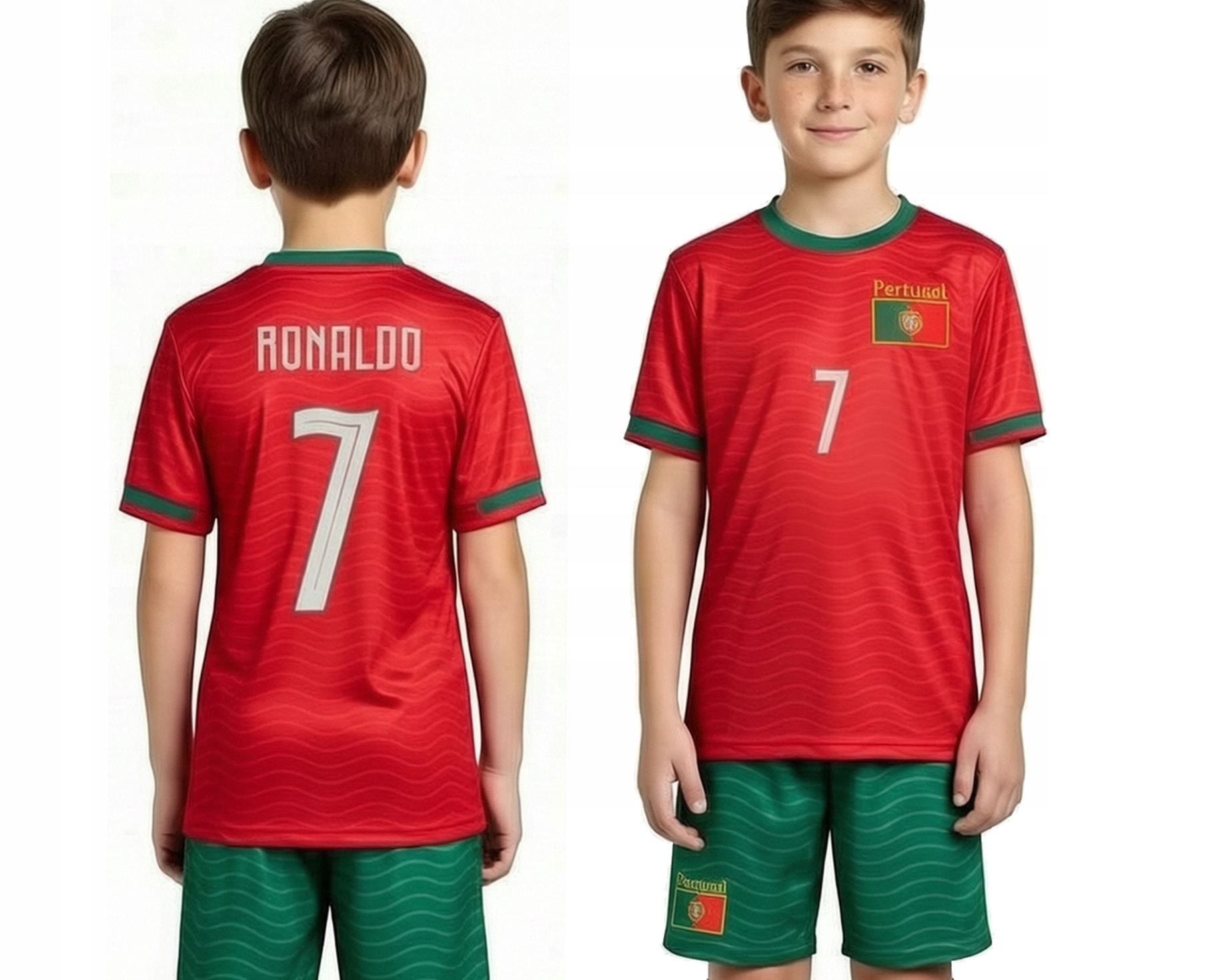 Ronaldo Portugalia 2026/27 strój komplet koszulka spodenki rozmiar 152