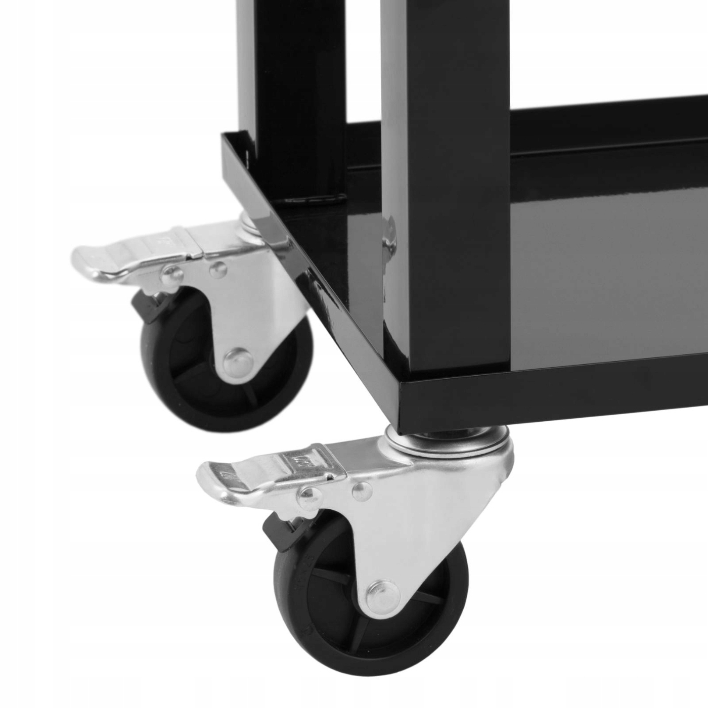 LODÓWKA OGRODOWA NA KÓŁKACH - 76 L - OTWIERACZ DO BUTELEK Materiał dominujący metal