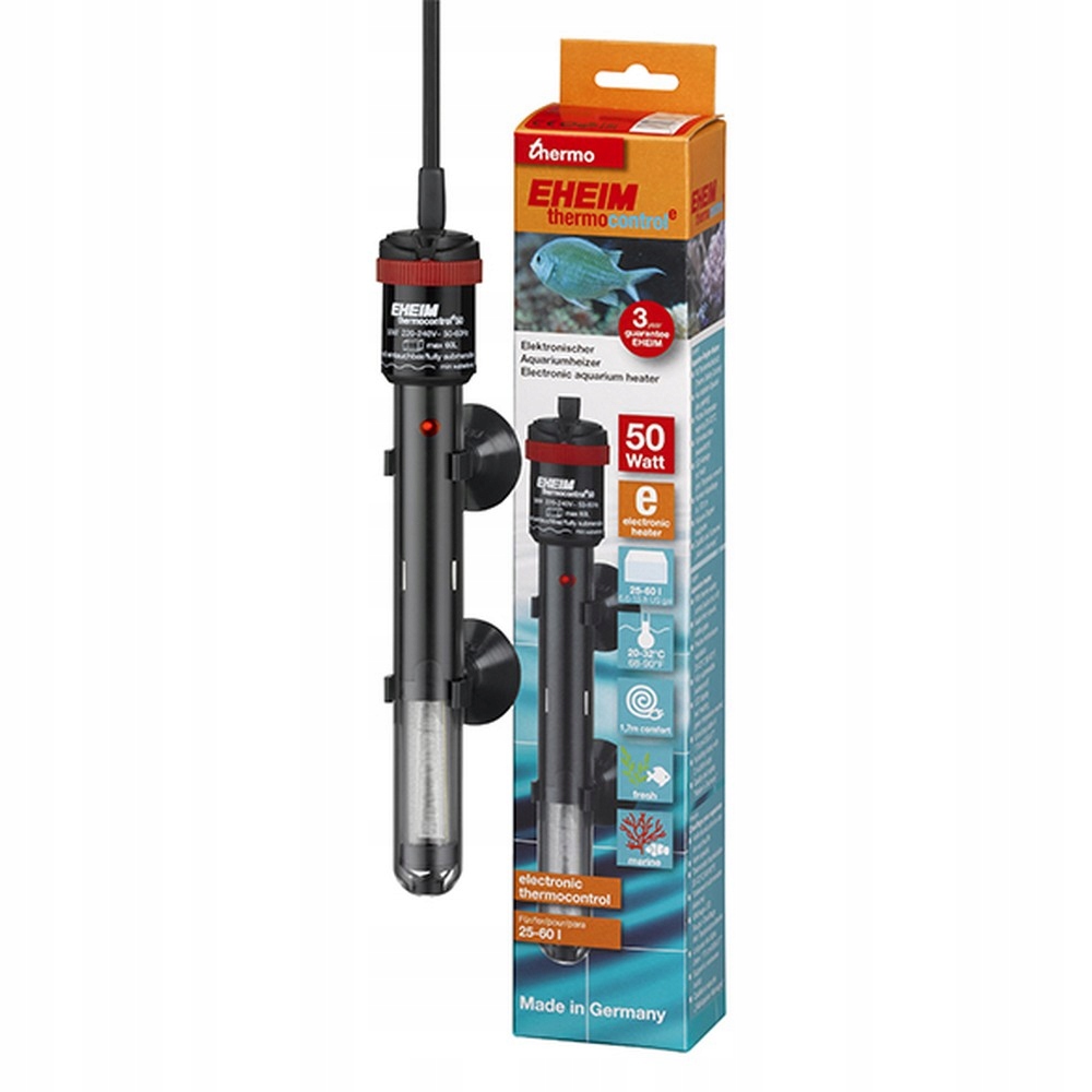 Levně Ohřívač Akvária Thermocontrol E 50 W, Elektronický Termostat, Přesnost