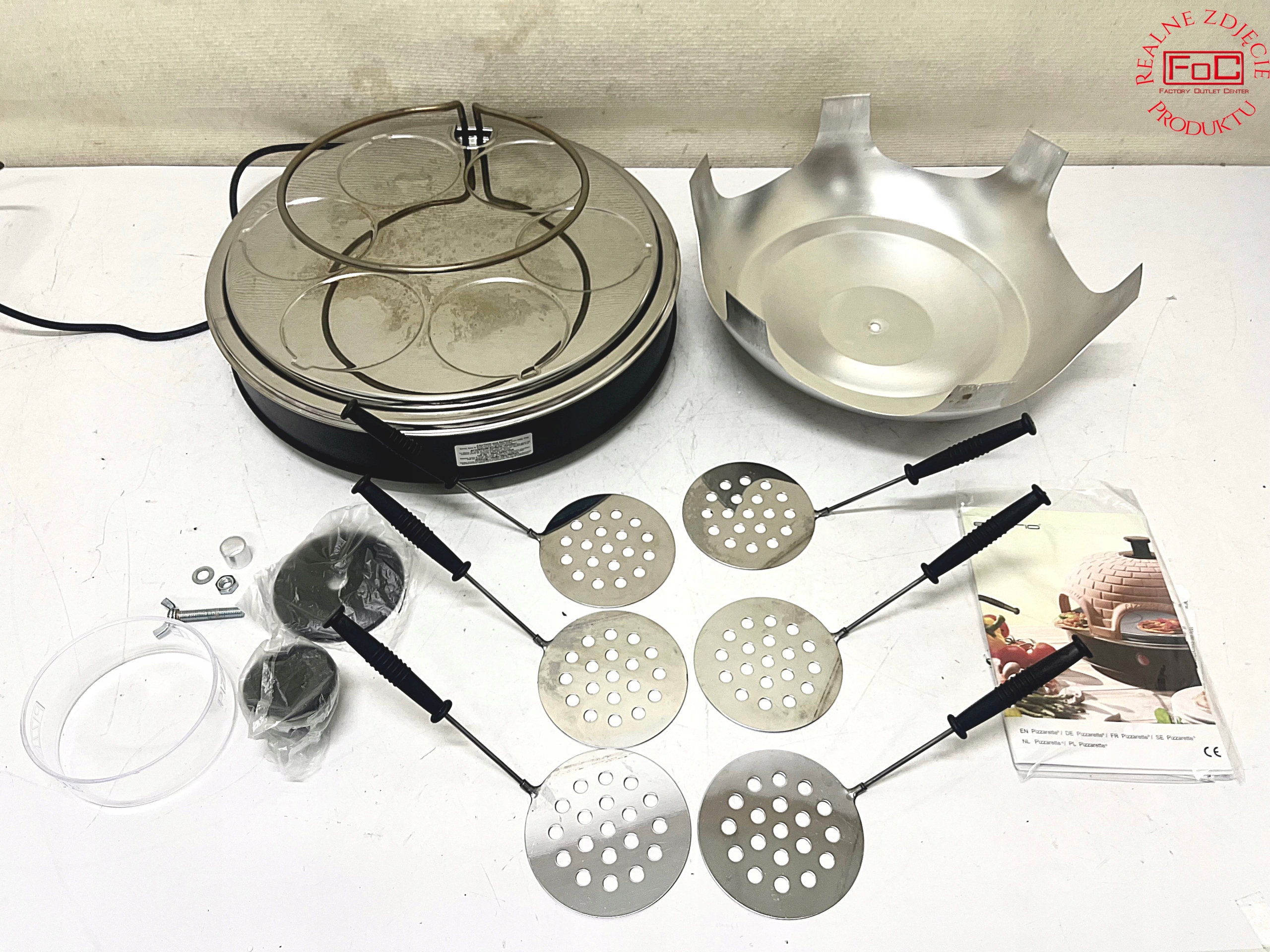 Piec do Mini Pizzy EMERIO PO-115984 DEFEKT 1200W Marka Emerio