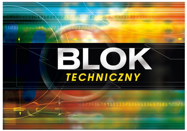 

Blok techniczny A4 biały 10k. 250g, Kreska