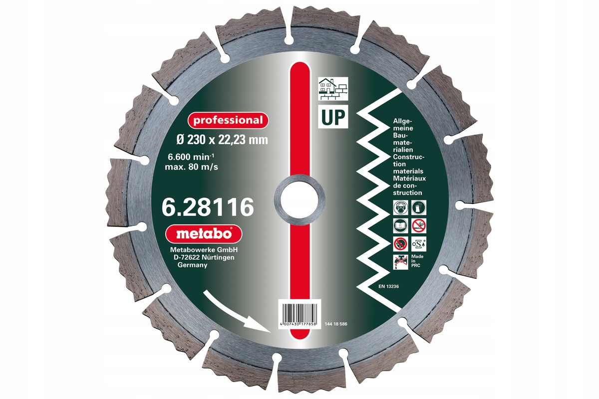 

Metabo Tarcza Diamentowa Do Betonu Cegły 230 mm