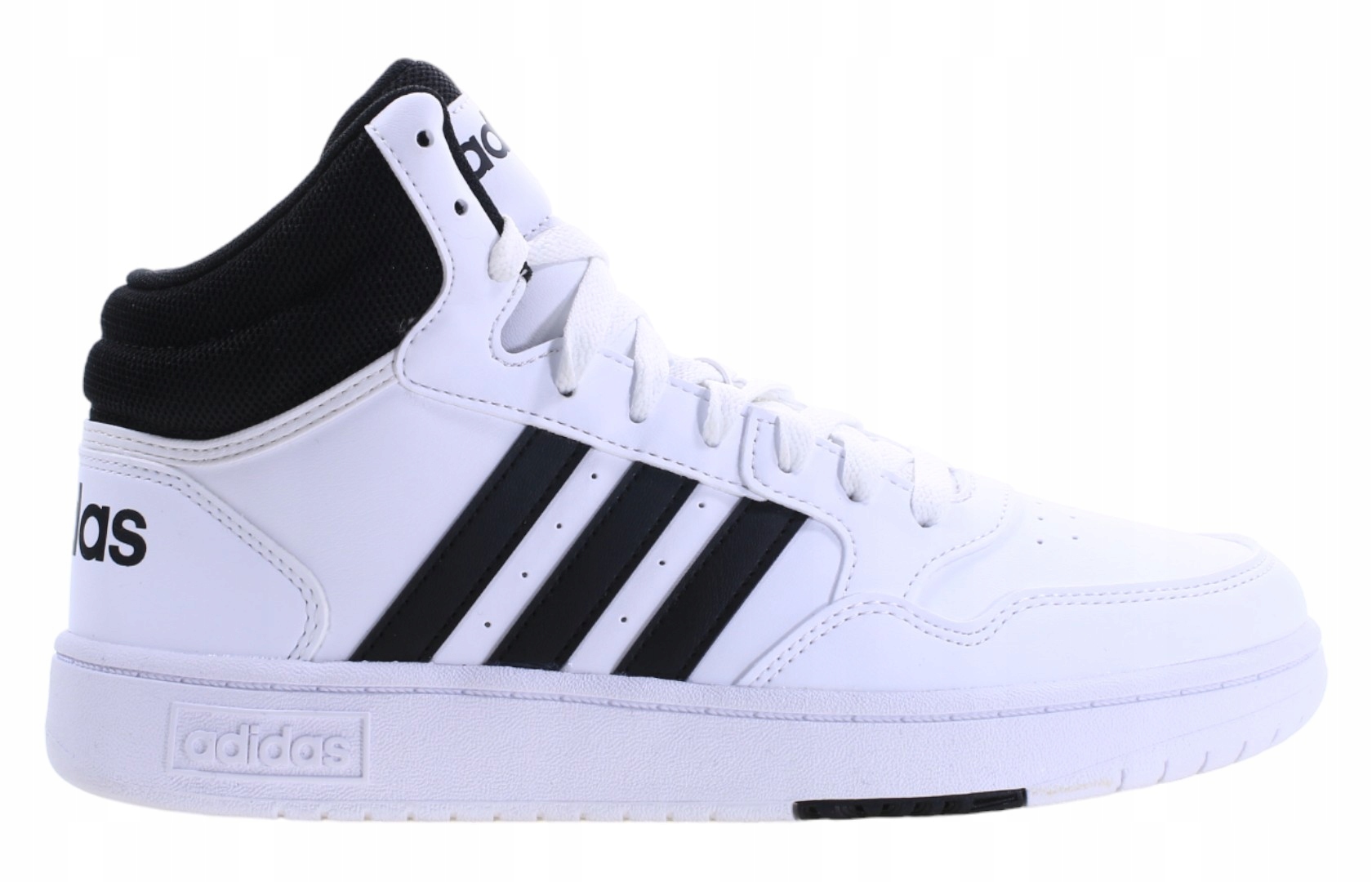 Boty adidas Hoops 3.0 MID K Velikost 36 Bílá/Černá