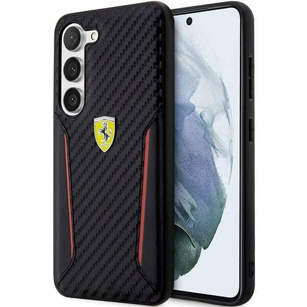 Pouzdro Ferrari FEHCS23MNPYK S23+ S916 černá/černá hardcase Carbon Contrast E