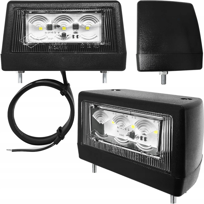 LAMPA OŚWIETLENIA TABLICY REJESTRACYJNEJ 6 LED