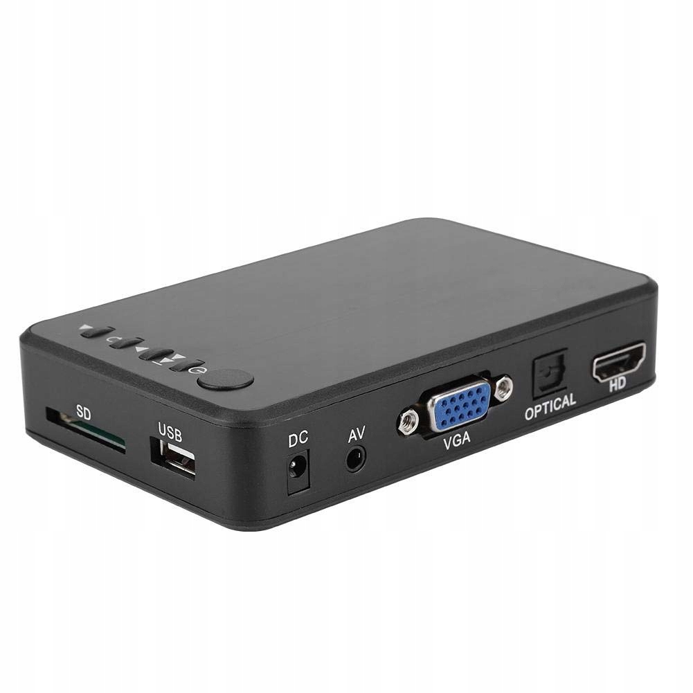 Ashata Odtwarzacz multimedialny HDMI, cyfrowy
