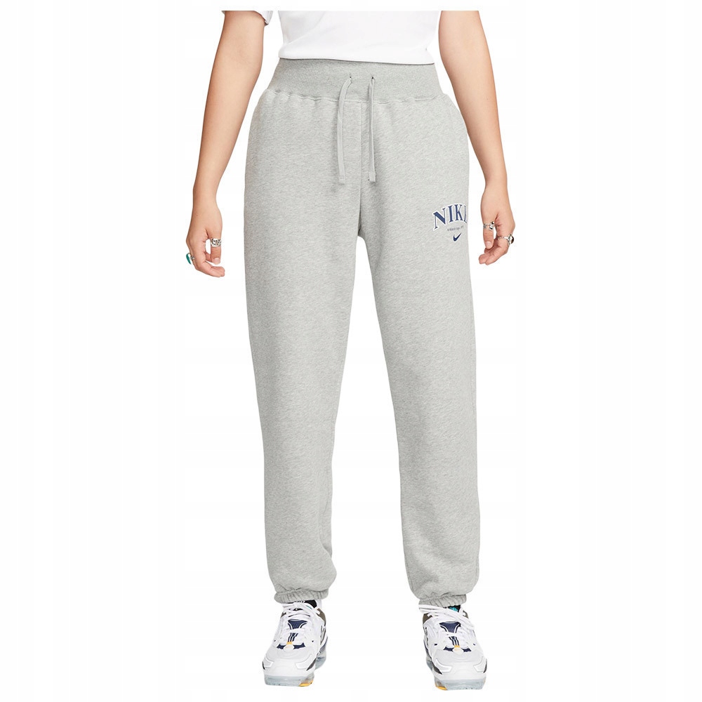 Y9350 Damskie Spodnie Nike Phoenix Fleece Oversized Fit FB9959-063 L