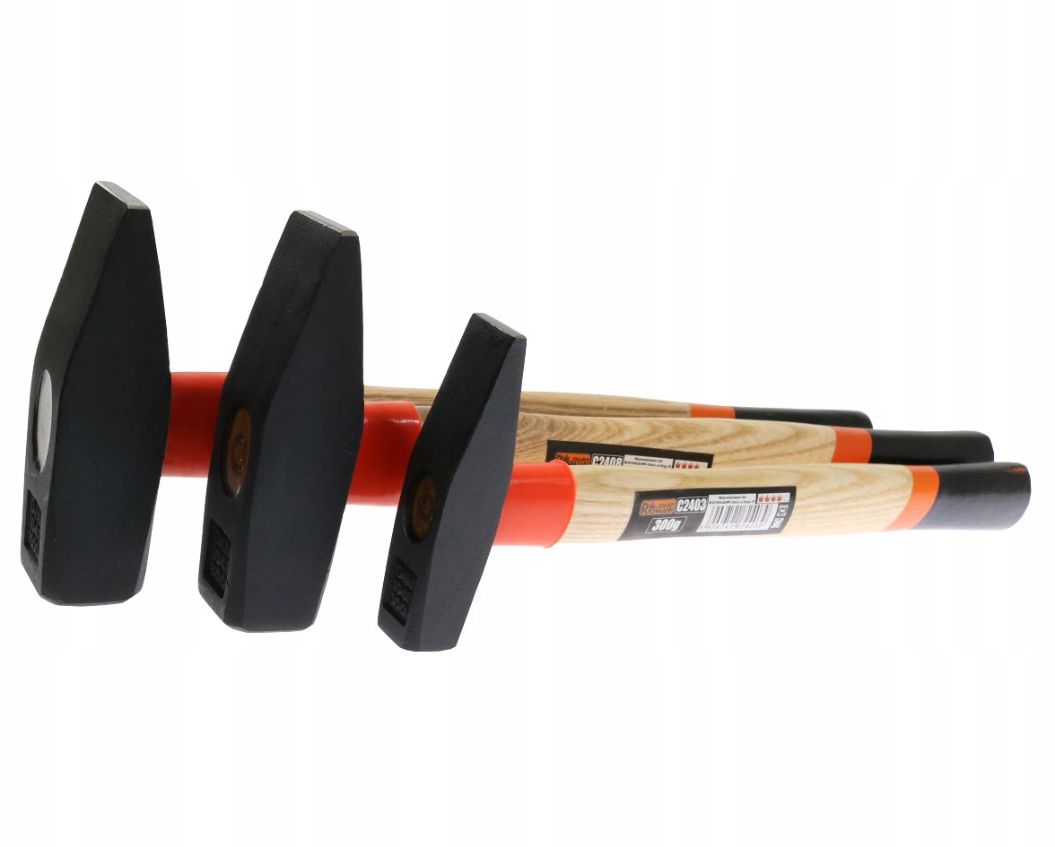 MŁOTEK ŚLUSARSKI ZESTAW KOMPLET 3 MŁOTKÓW MŁOTKI Marka Corona/Richmann