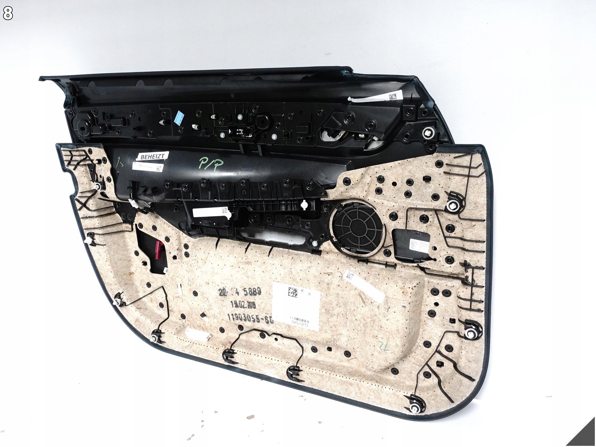 BMW 7 G12 19-22 upholstery leather DEKOR handle levers door front R