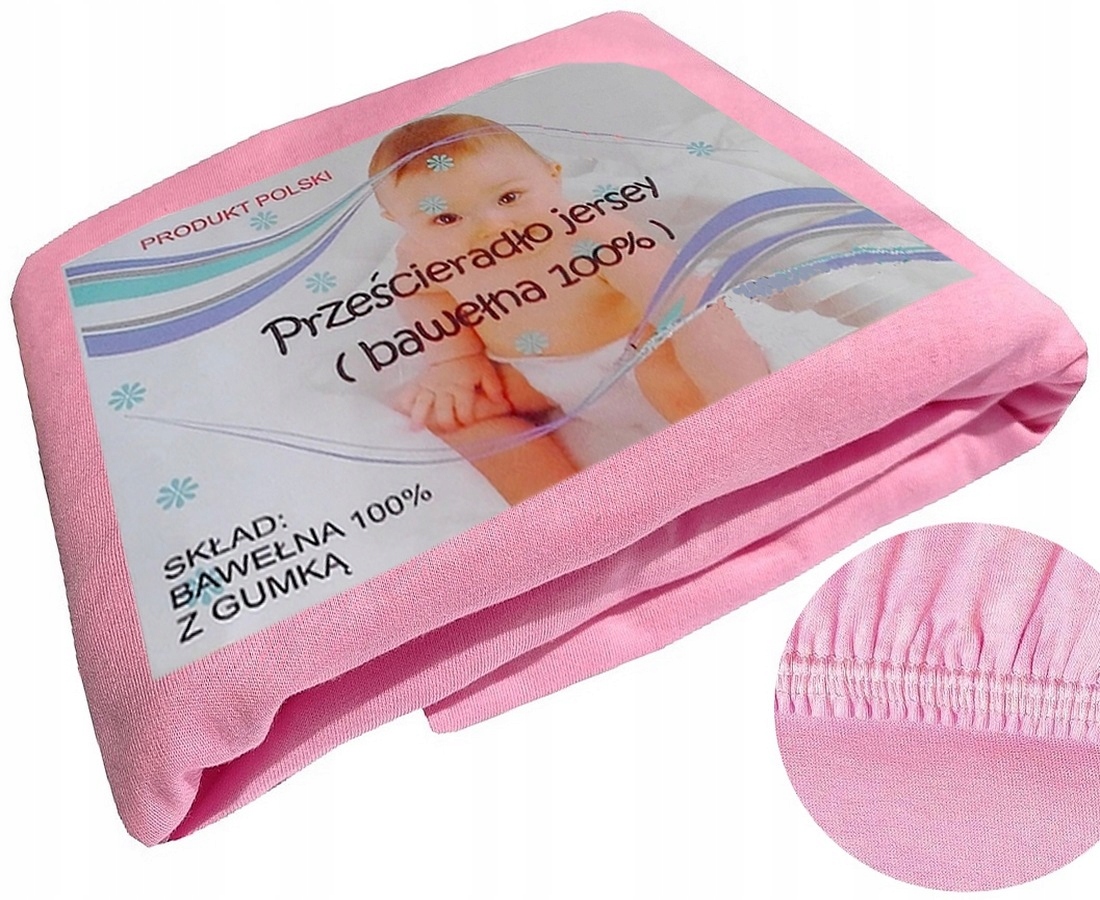 

Prześcieradło jersey 60x120 120x60 EKO-paczka