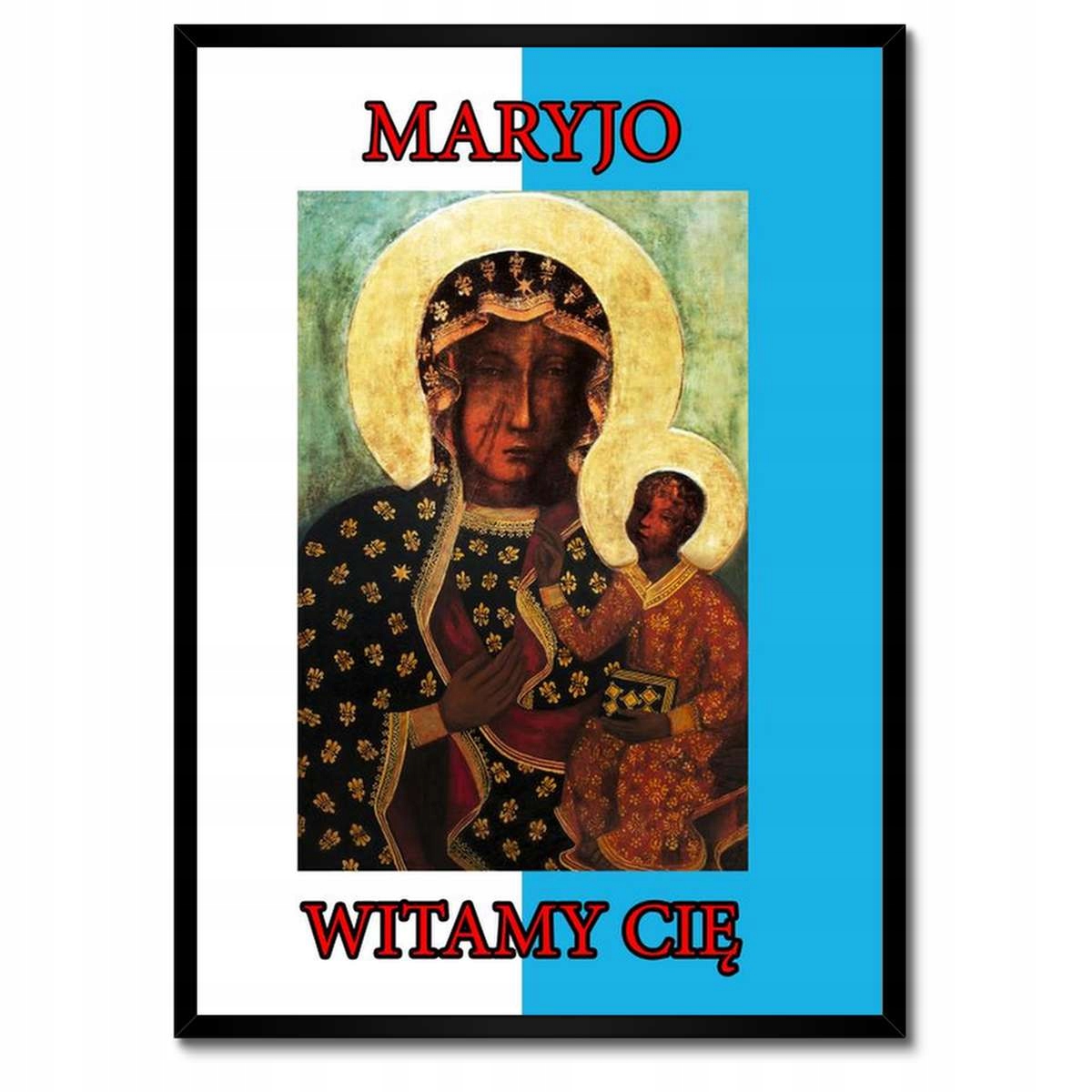 Plakáty v rámu 50x70 Maria Vítám tě Maria