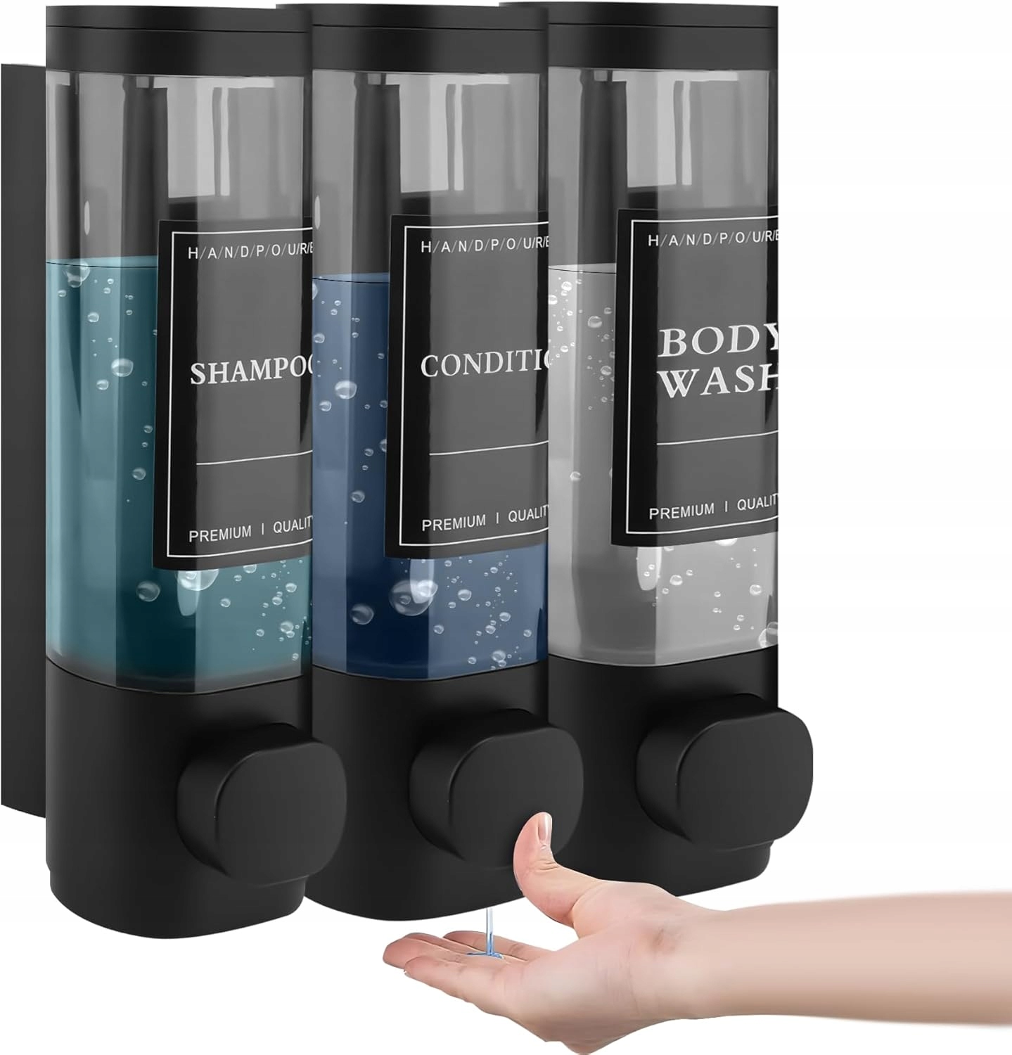 Dávkovač Nástěnný Trojnásobný 3x300ML Bez Vrtání