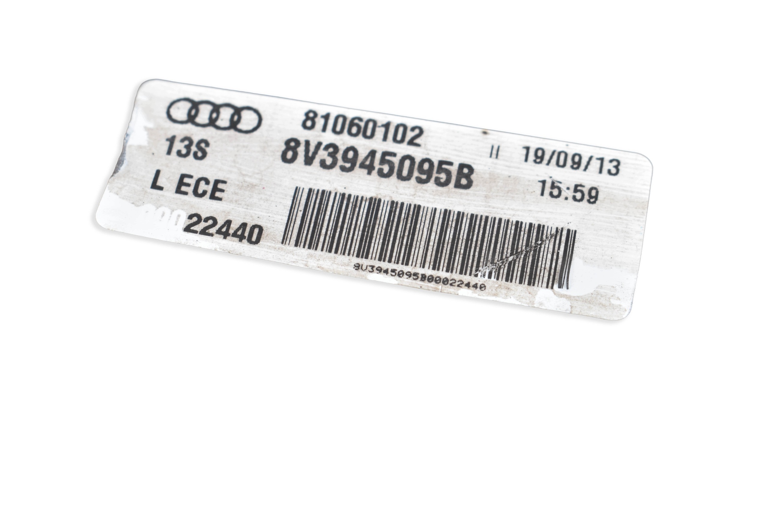 light left rear part LED AUDI A3 8V HB 3D 8V3945095B
