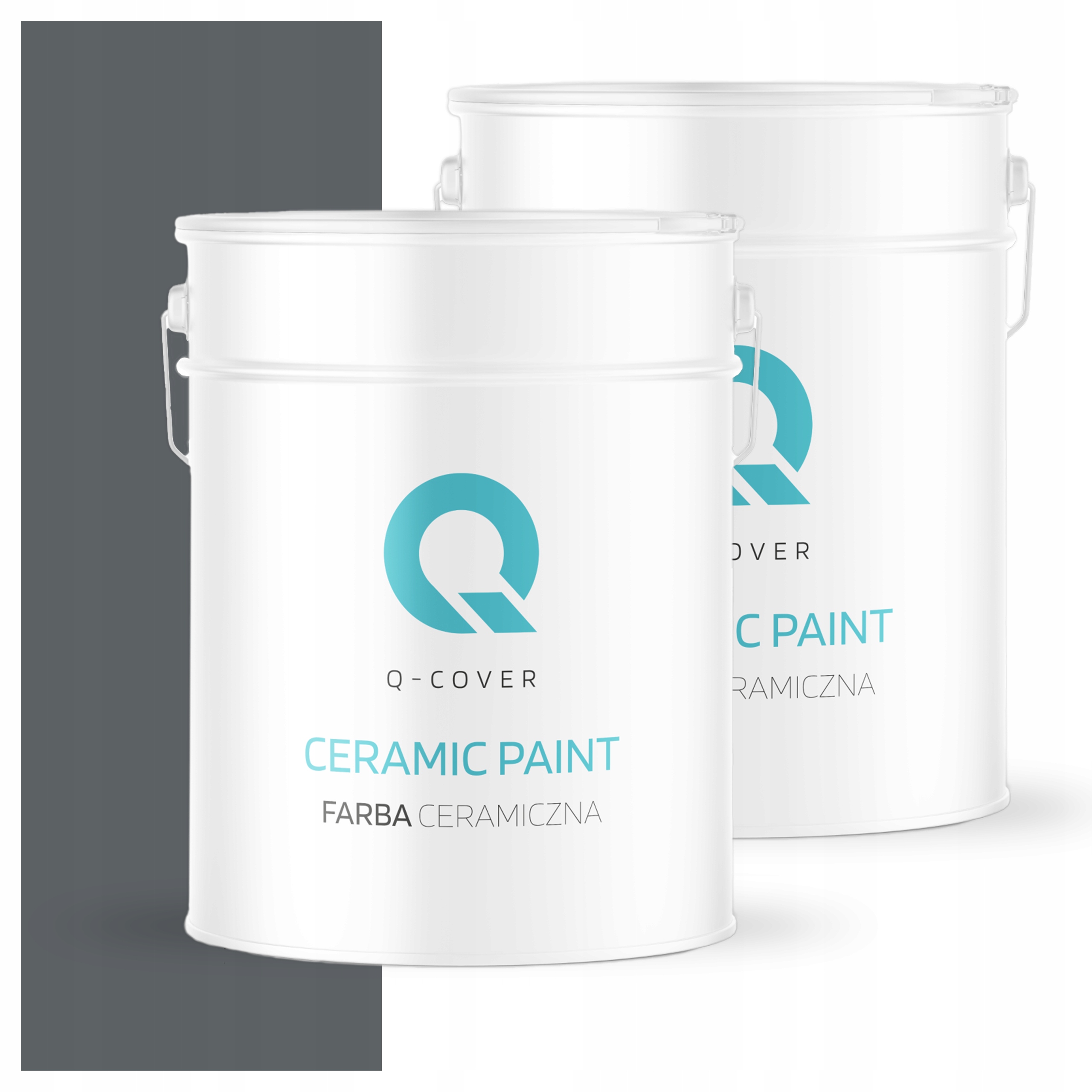 Keramická umývateľná farba na interiér 10 l, hlboká matná farba, antracitová, H0912