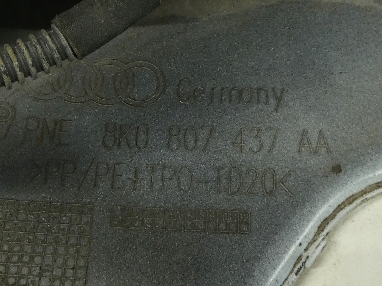 KPL bumper front front AUDI A4 B8 LIFT 11-16R LS9R