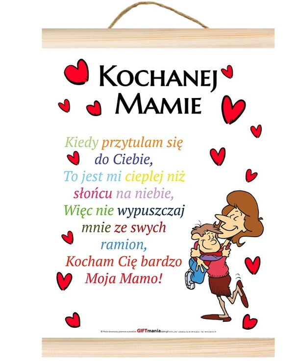 

Dyplom Zawieszka Na Dzień Mamy Matki Taty