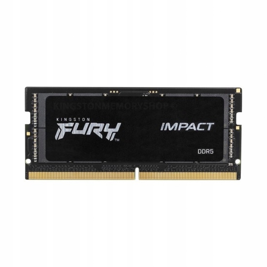 Kingston Fury Impact/ So-dimm DDR5/ 16GB/ 6000MHz/ CL38/ 1x16GB/ Black…