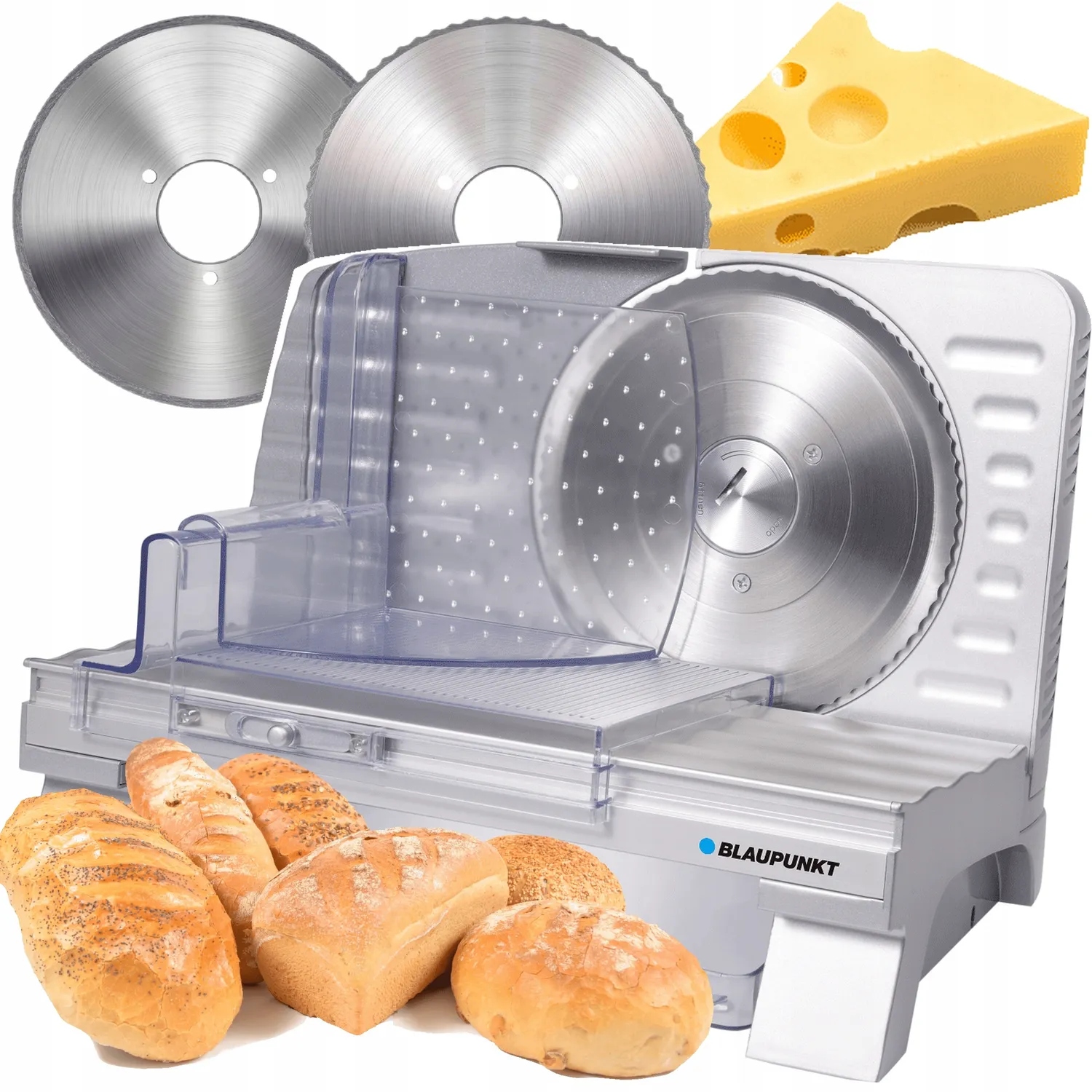 KRAJALNICA DO CHLEBA WĘDLIN MOCNA BLAUPUNKT FMS601 PREZENT DWA NOŻE