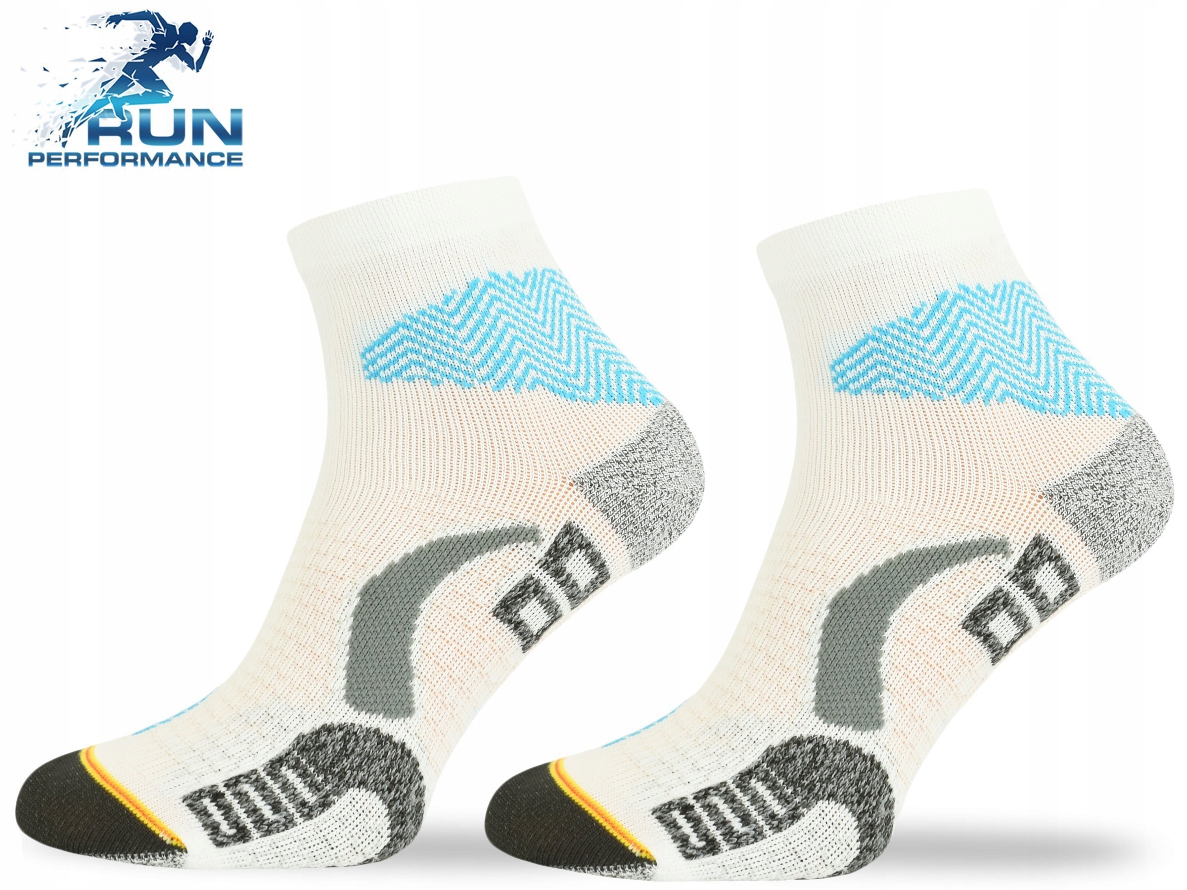 Wygodne letnie skarpetki do biegania RUN1 - jony Rozmiar 35-38