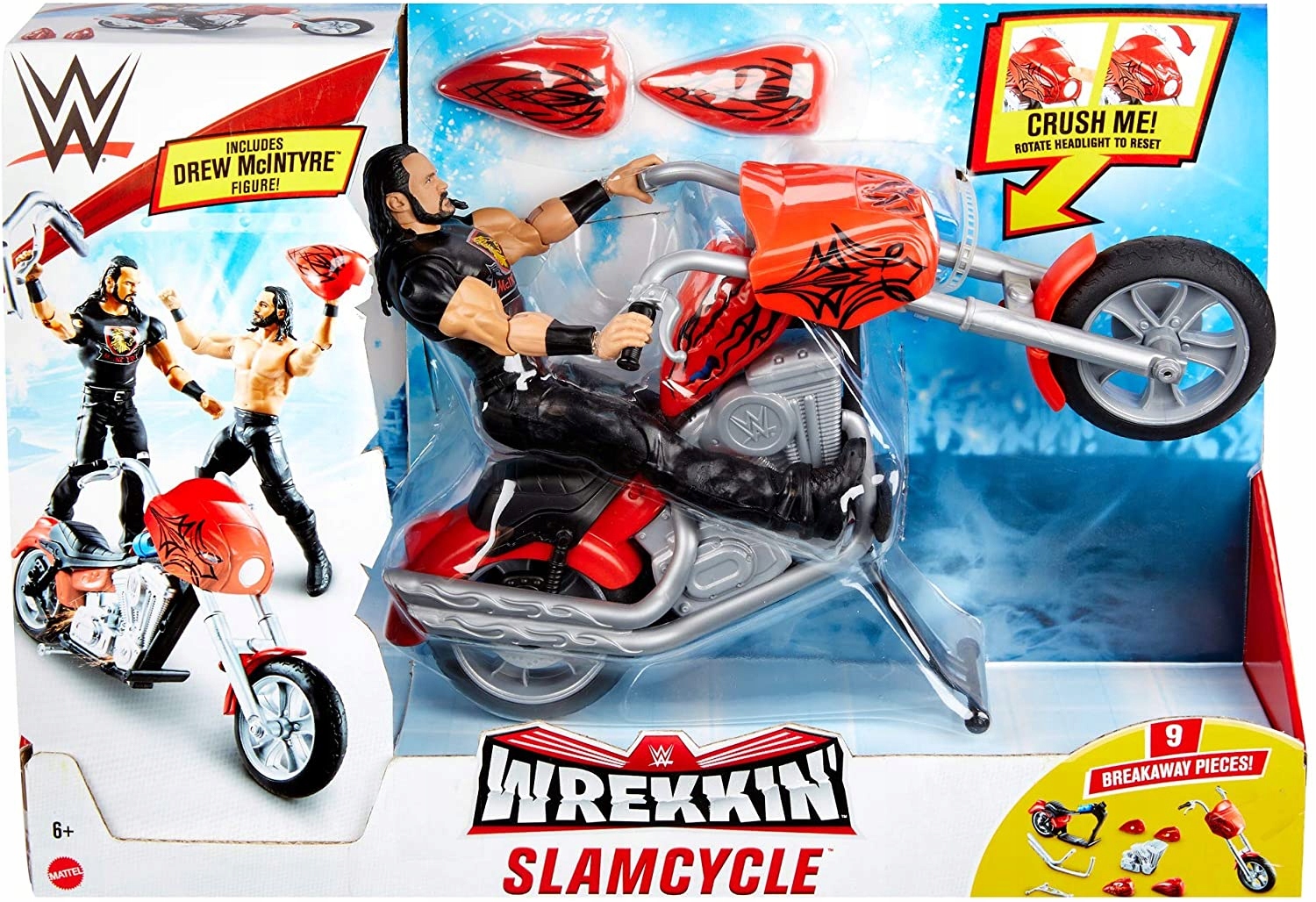 Wwe Motor Slamcycle Figurka Drew Mcintyre Motocykl