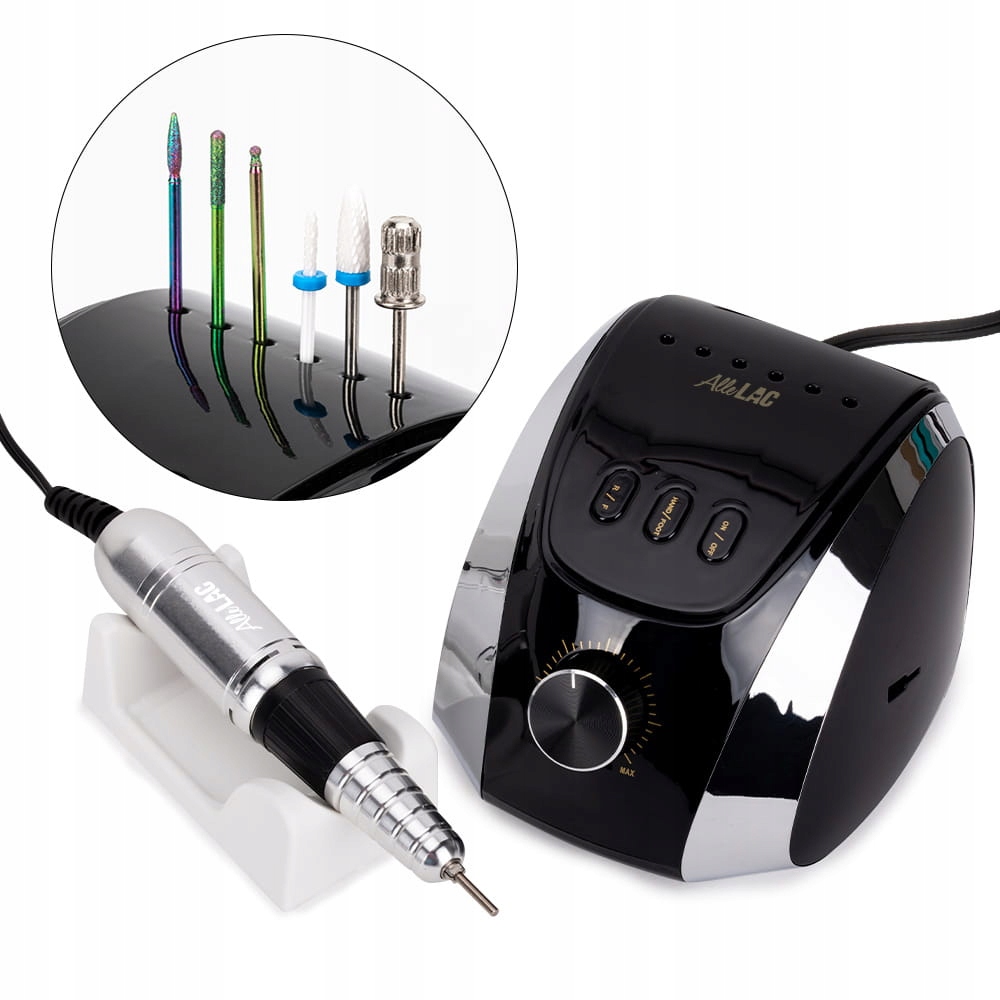 Profesjonalna Frezarka Do Paznokci Allelac M13 65W Mocna Frezy Nośnik
