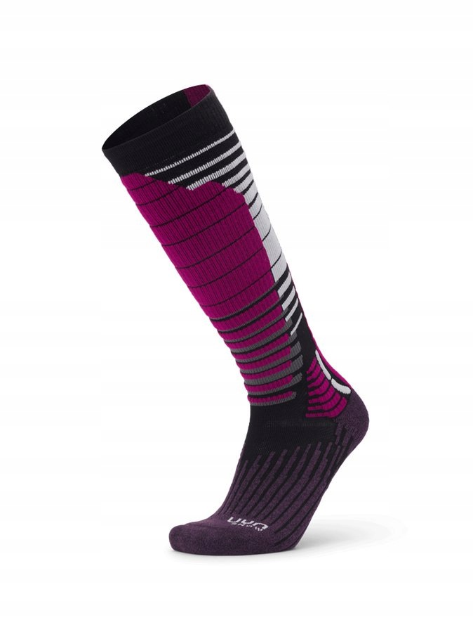 Skarpety Narciarskie Uyn Woman Ski Snowboard roz. 45-47 czarno-fioletowe