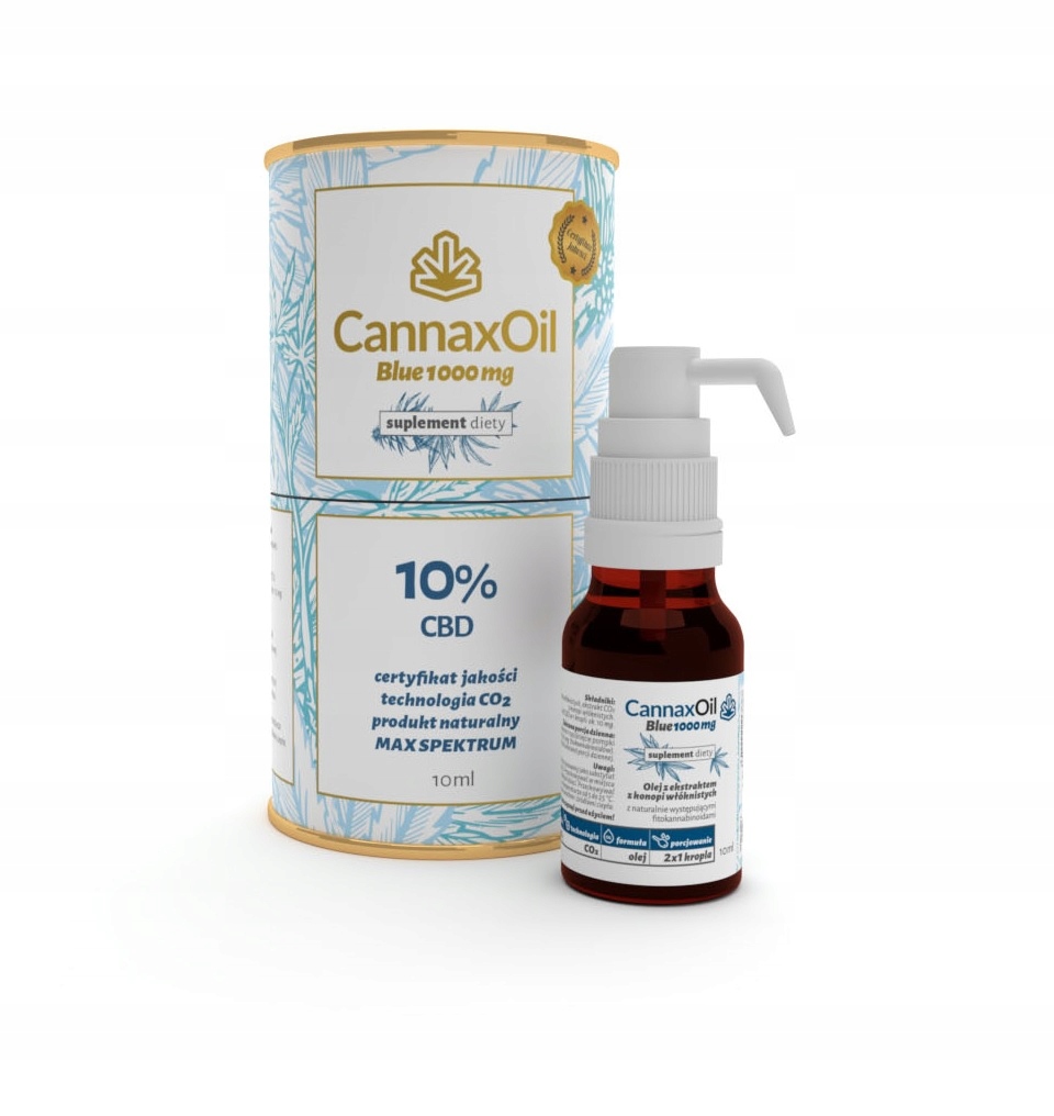 

Cannax Oil Blue olej konopny Cbd 1000 mg 10% 10 ml