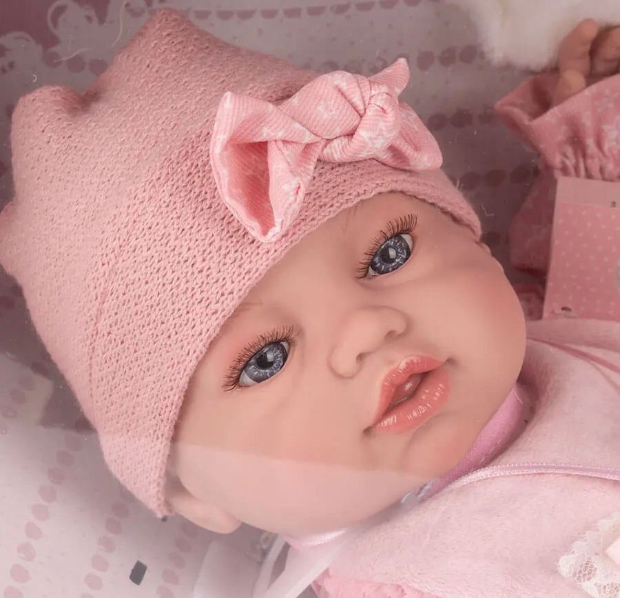 LALKA HISZPAŃSKA BOBAS, NIEMOWLAK Z AKCESORIAMI 42 CM Marka inna