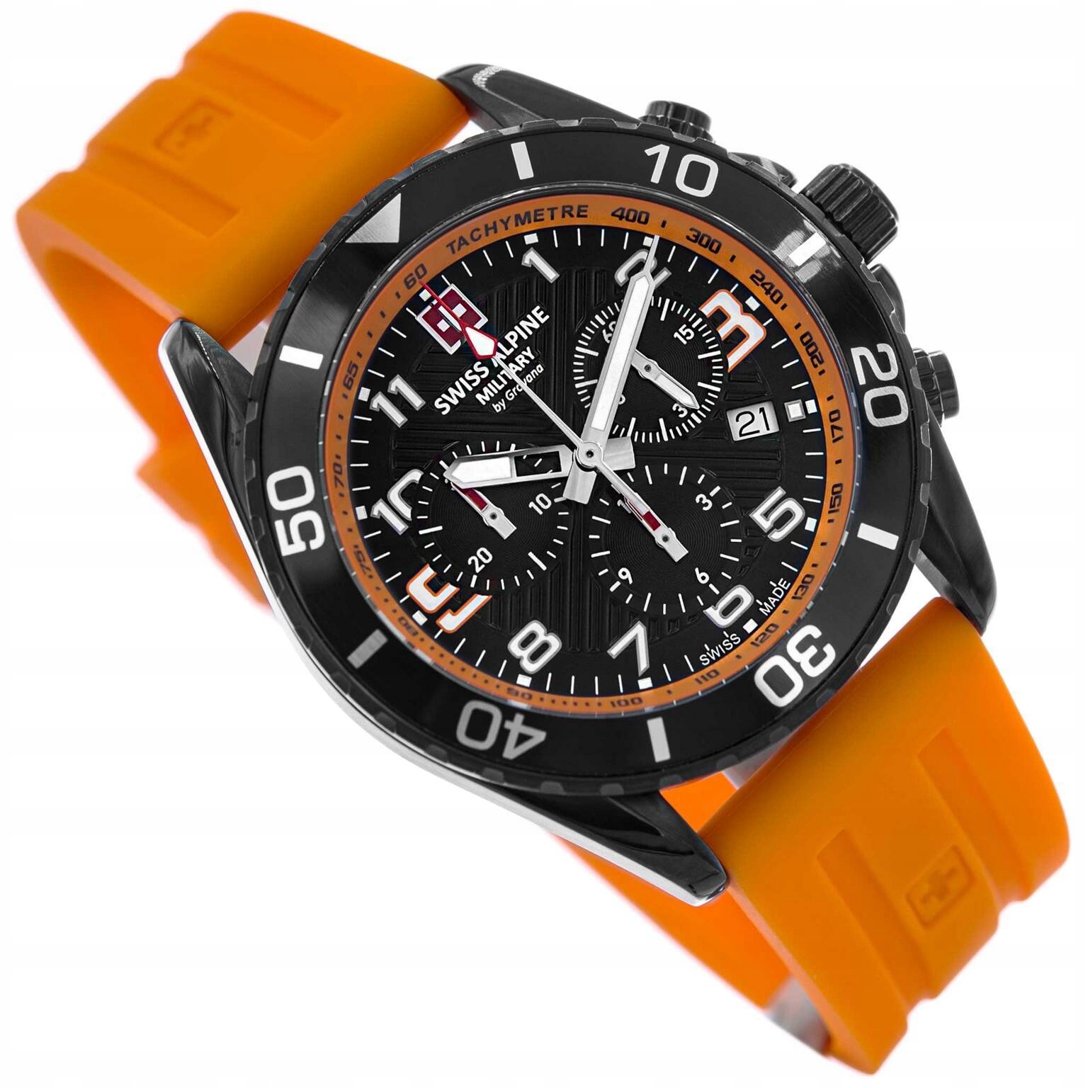 Pánské Hodinky Swiss Alpine Military SAM7029.9879 Datumovka Chronograf