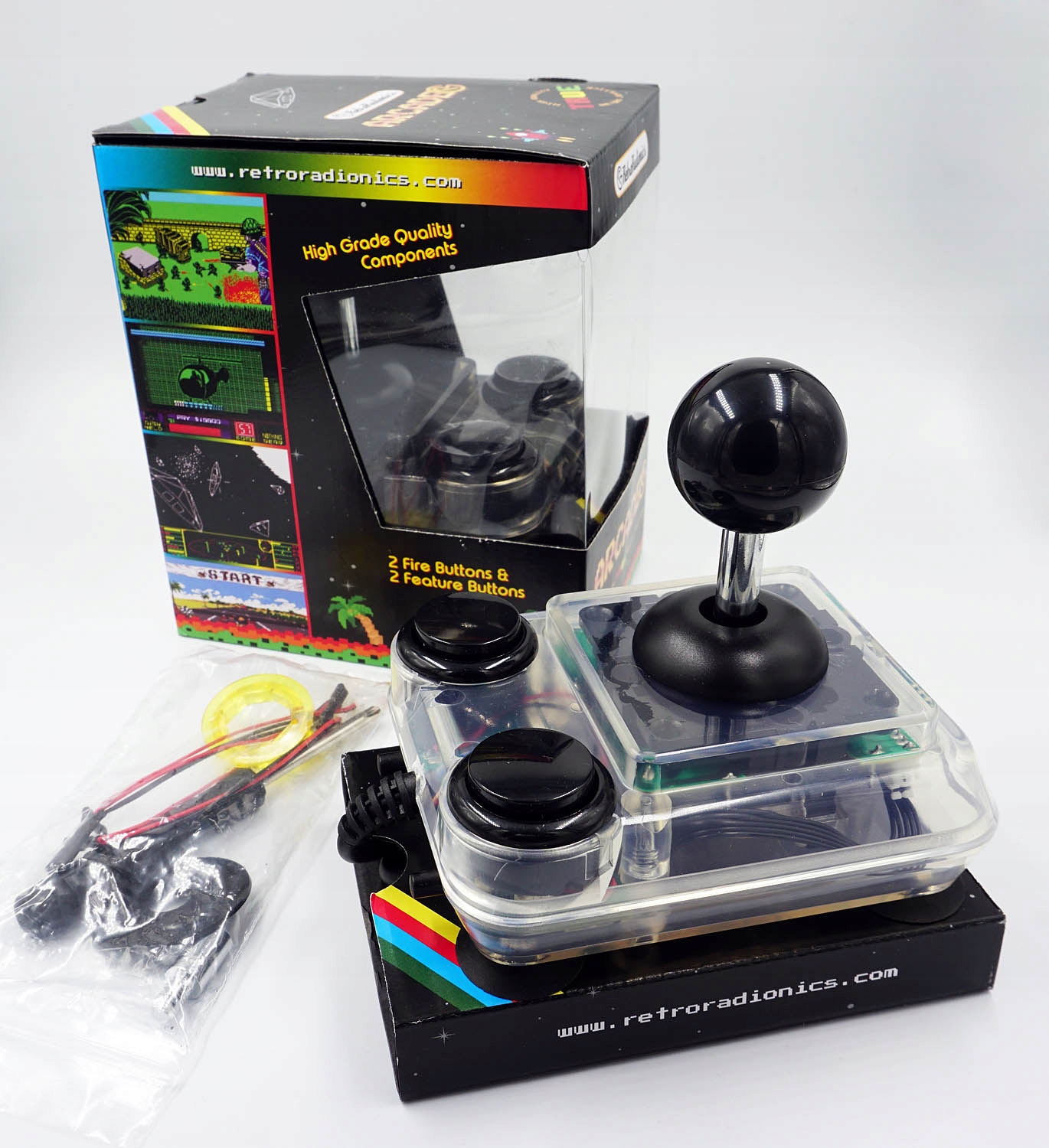 ArcadeR --- nový joystick --- Zx Spectrum Commodore Atari Amiga